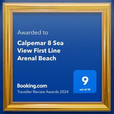 Calpemar 8 Sea View First Line Arenal Beach Exterior photo